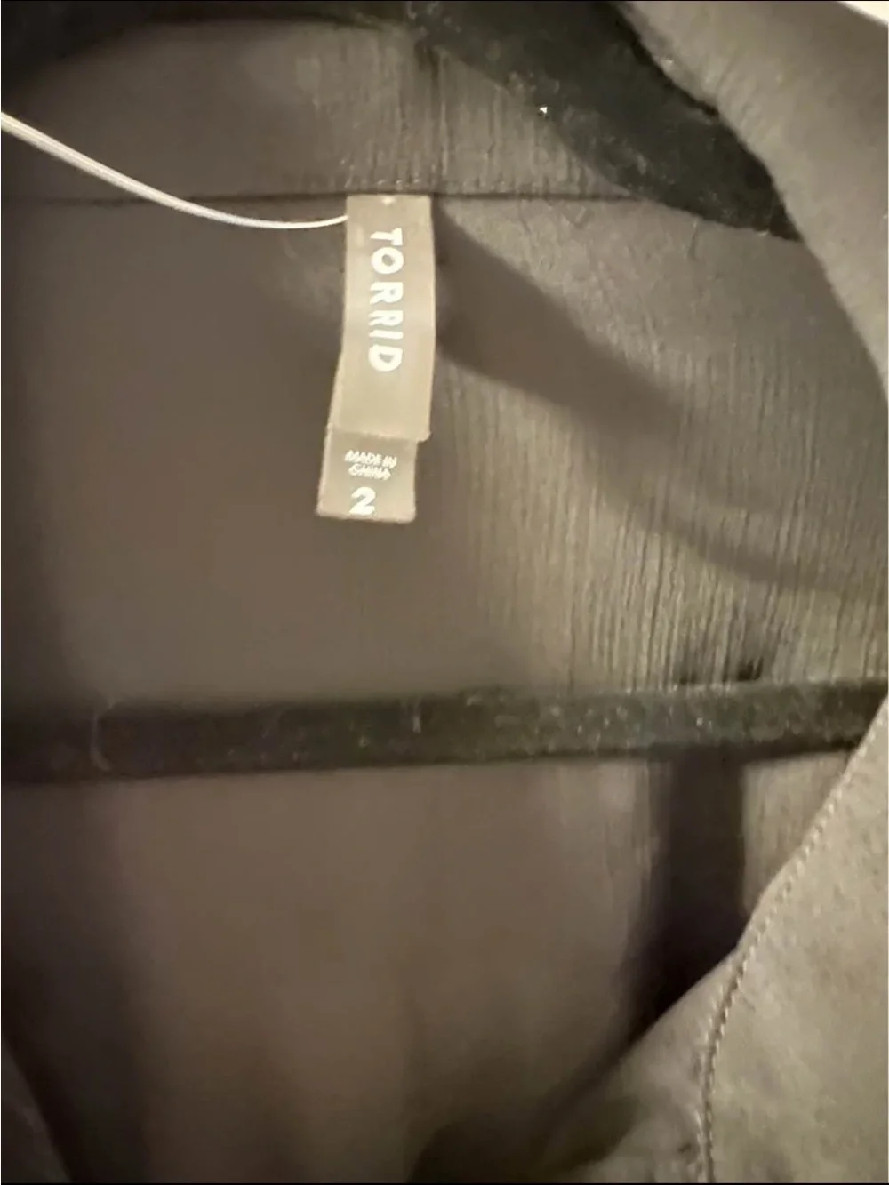 torrid NWT Black Long Button-Front Coverup